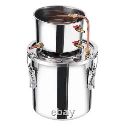 VEVOR Moonshine Still 3 Gal Water Alcohol Distiller Brewing Kit Stainless Steel