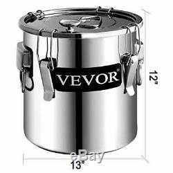 VEVOR Moonshine Still 5 Gal 21L Stainless Steel Water Alcohol Distiller Copper T