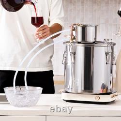 VEVOR Moonshine Still 8 Gal Water Alcohol Distiller Brewing Kit Stainless Steel