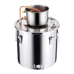 VEVOR Moonshine Still 8 Gal Water Alcohol Distiller Brewing Kit Stainless Steel