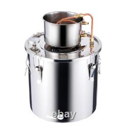 VEVOR Moonshine Still 8 Gal Water Alcohol Distiller Brewing Kit Stainless Steel