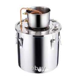 VEVOR Moonshine Still 8 Gal Water Alcohol Distiller Brewing Kit Stainless Steel