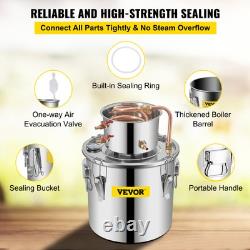 VEVOR UK GAL Home Use Moonshine Still Brewing Stainless Steel Distiller Water