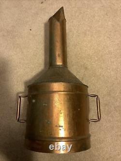 Vintage Copper 5 Gallon Moonshine Alcohol Still Can Pitcher 17 Tall Patina