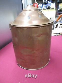 Vintage Copper 5 Gallon Moonshine Still Pot- Hand Made