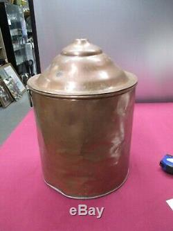 Vintage Copper 5 Gallon Moonshine Still Pot- Hand Made