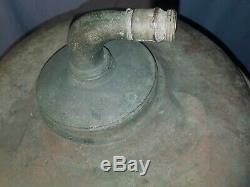 Vintage Copper / Brass Alcohol Moonshine Ethanol Still Parts, Boiler Pot & Coil