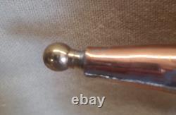 Vintage Copper & Brass Distilling STILL Reservoir with Porcelain Valve, Wall Mount