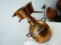 Vintage Copper Distillery Alambicco Alembic Still Moonshine & Whiskey Alquitarra