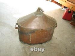 Vintage Copper Moonshine Actual Whiskey Still Boiler (from eastern NC)
