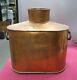Vintage Copper Moonshine Still Antique Container With Handles And Spigot Hole