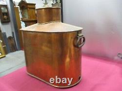 Vintage Copper Moonshine Still Antique Container with handles and spigot hole