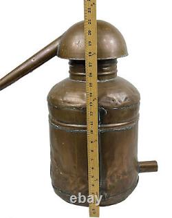 Vintage Copper Moonshine Still Distillery 2 Piece with Spout Barware Mancave