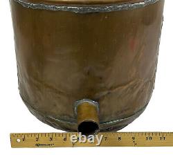 Vintage Copper Moonshine Still Distillery 2 Piece with Spout Barware Mancave