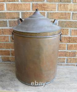 Vintage Copper Moonshine Still / Pot / Boiler, 5 Gallon (READ)