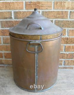 Vintage Copper Moonshine Still / Pot / Boiler, 5 Gallon (READ)