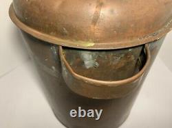 Vintage Copper Moonshine Still Pot Mash Boiler Distiller Man Cave Bar Decor OLD