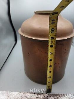 Vintage Copper Moonshine Still distillery 2 piece w spout 17 Barware primative