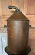 Vintage Copper Moonshine Tank Still 23 High All Copper With Spout 11.5 Round