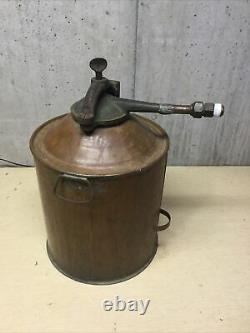 Vintage Copper Moonshine Whisky Still. Five Gallon Screw Clamp. Good Condition