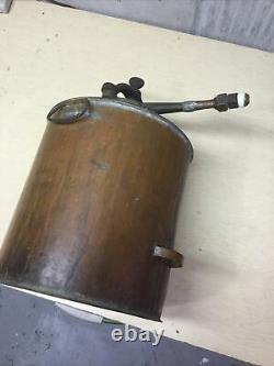 Vintage Copper Moonshine Whisky Still. Five Gallon Screw Clamp. Good Condition