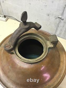 Vintage Copper Moonshine Whisky Still. Five Gallon Screw Clamp. Good Condition