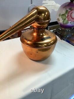 Vintage E. H. Sargent & Co Copper Moonshine Boiler Still Distiller Whiskey Pot