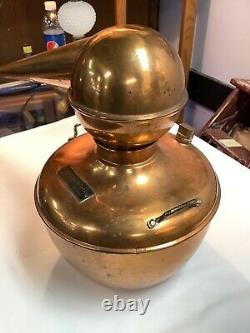 Vintage E. H. Sargent & Co Copper Moonshine Boiler Still Distiller Whiskey Pot