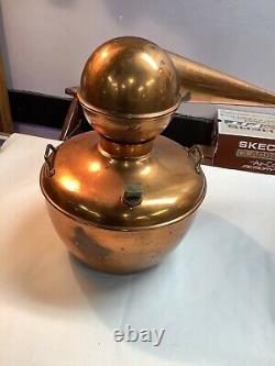 Vintage E. H. Sargent & Co Copper Moonshine Boiler Still Distiller Whiskey Pot