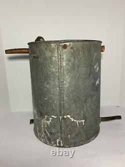 Vintage Galvanized & Copper WORM BOX CONDENSER Moonshine Still Pot Mash Boiler