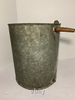 Vintage Galvanized & Copper WORM BOX CONDENSER Moonshine Still Pot Mash Boiler