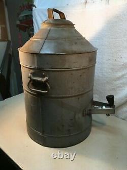 Vintage Galvanized Moonshine Still Pot Cooler Stainless inside 7 gallon
