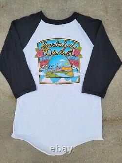 Vintage Greatful Dead 1982 Fall Tour Raglan Vintage Band Tee Original from Tour