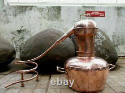 Vintage Hammered Copper Distillery Alambicco Alembic Still Moonshine 6,5 Litres
