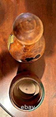 Vintage Hand Painted Wood Folk Art Hillbilly Moonshine Still Pin, Whiskey Barrel