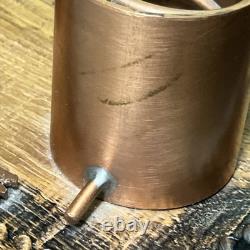 Vintage Mountain Moonshine Copper Still On Tennessee Shaped Wood Base Souvenir