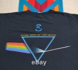 Vintage Pink Floyd Dark Side Of The Moon T Shirt Still First In Space 90s LRG