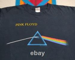 Vintage Pink Floyd Dark Side Of The Moon T Shirt Still First In Space 90s LRG