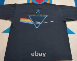 Vintage Pink Floyd Dark Side Of The Moon T Shirt Still First In Space 90s LRG