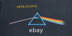 Vintage Pink Floyd Dark Side Of The Moon T Shirt Still First In Space 90s LRG