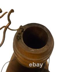 Vintage Rustic Wood Folk Art Sculpture Moonshine Still Barrels Cabin Decor