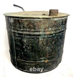 Vintage SMALL Copper Moonshine Still Pot possible Thumper Style Pot Nice Patina