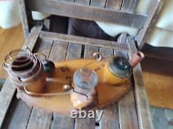 Vintage WOODEN Moonshine Still Whiskey Prohibition Bootlegger Liquor folky 12