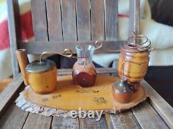 Vintage WOODEN Moonshine Still Whiskey Prohibition Bootlegger Liquor folky 12