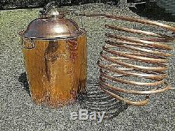 Vintage/antique Copper/brass Moonshine Still