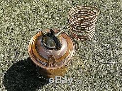 Vintage/antique Copper/brass Moonshine Still