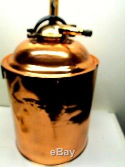 Vintage/antique Copper/brass Moonshine Still