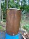 Vintage Copper Container Water Barrel Moonshine Still Spout Coffee Urn 27x17 28g