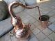 Vintage In Copper Distillery Alambicco Alembic Still Moonshine & Whiskey 1,2 Lt