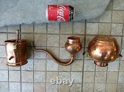 Vintage in Copper Distillery Alambicco Alembic Still Moonshine & Whiskey 1,5 Lt